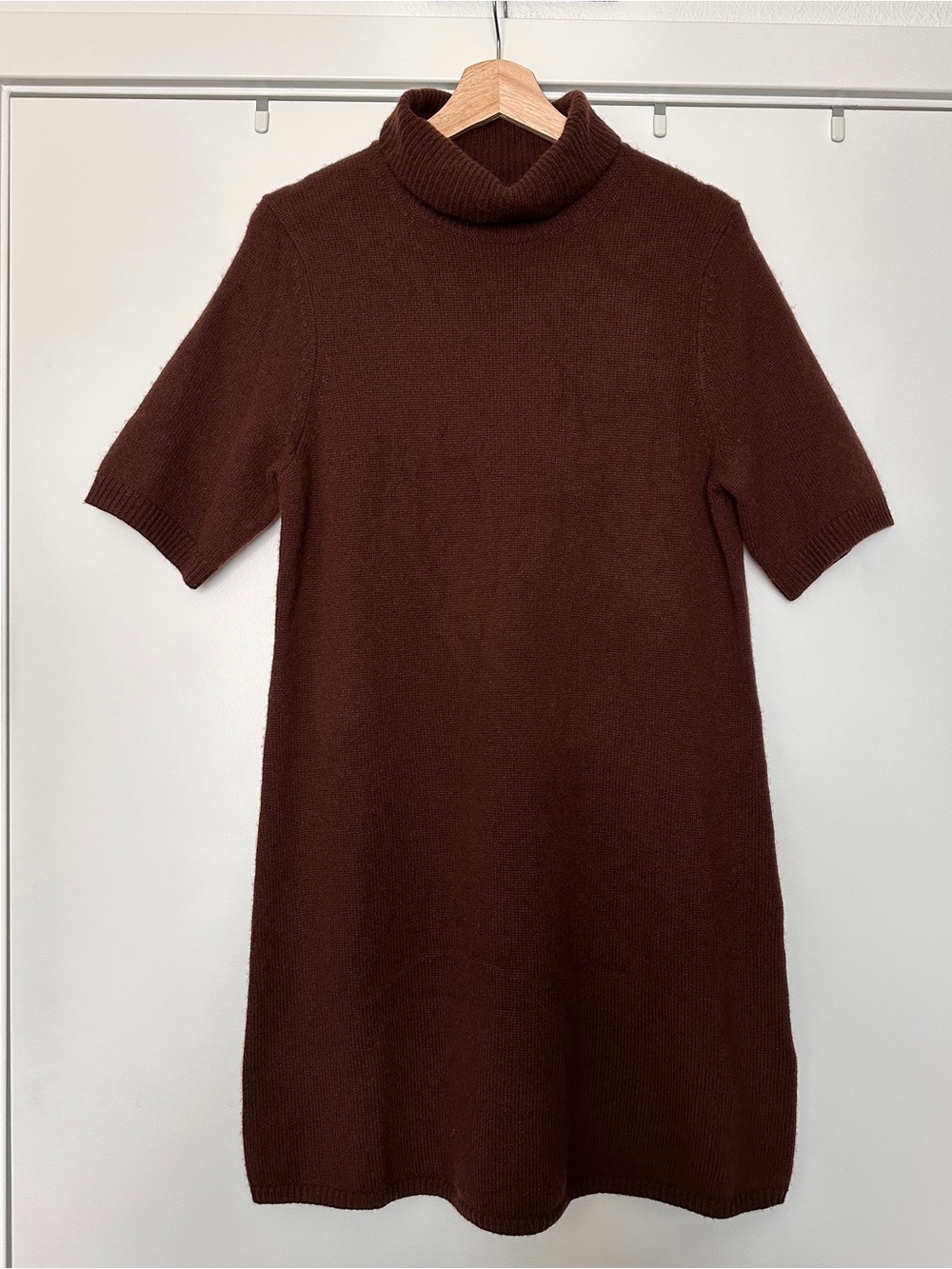 DÔEN Agathe Cashmere Dress in Dark Umber